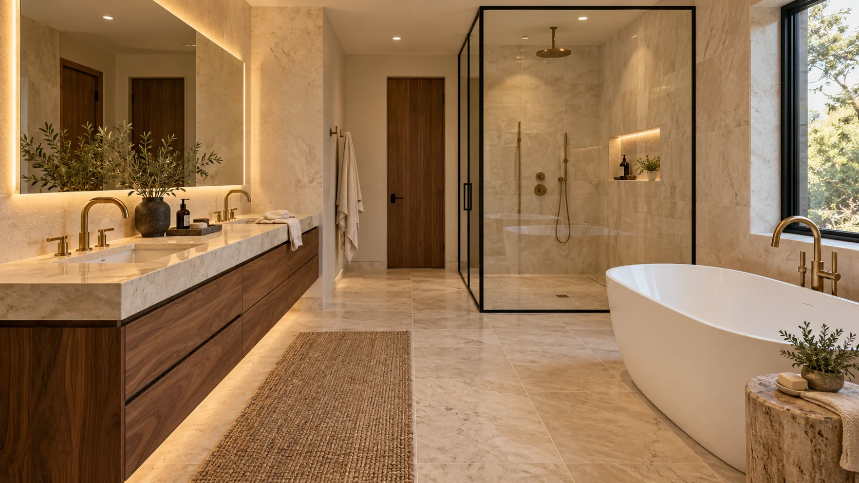 Luxury bathroom interior inspiration